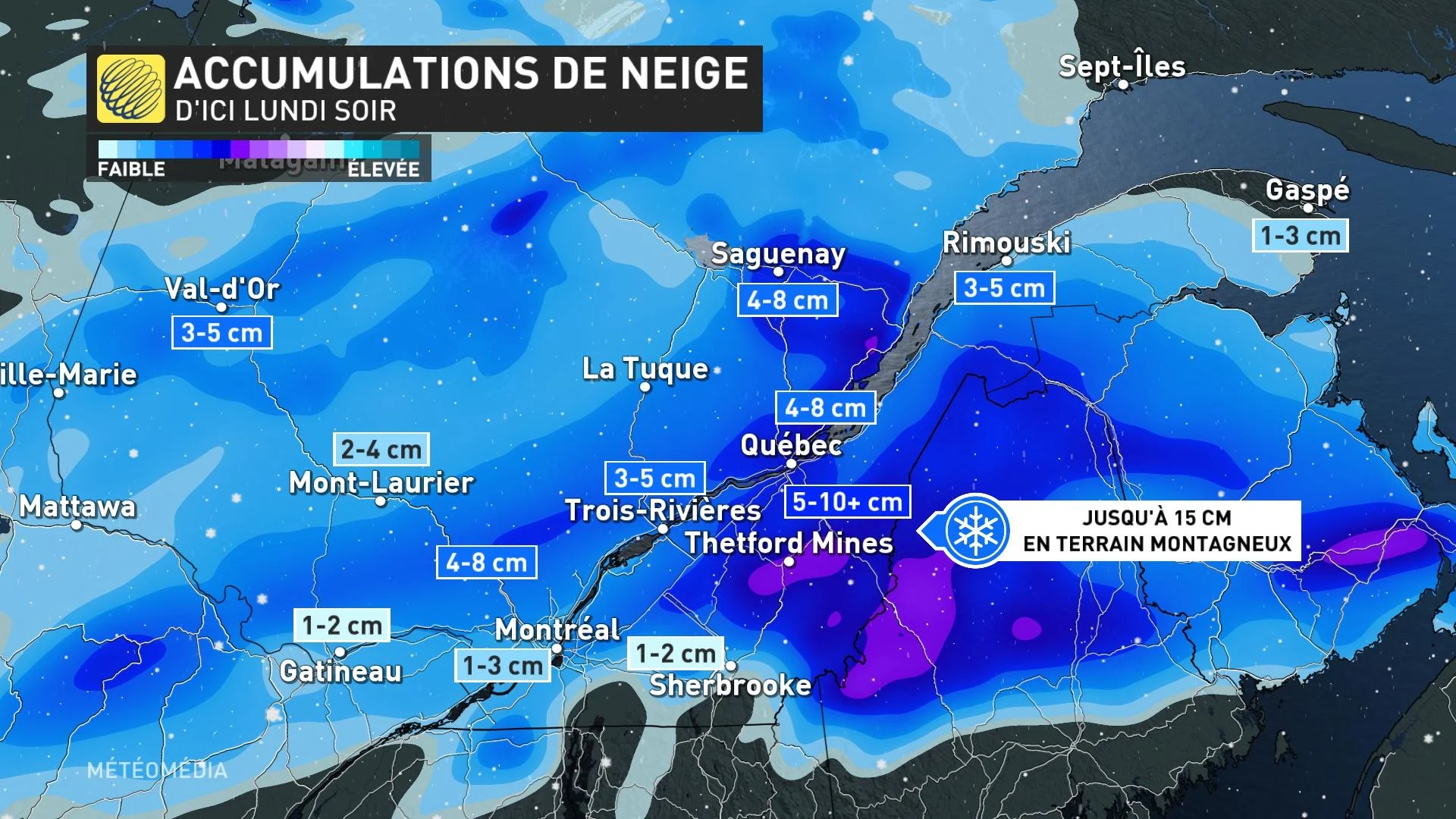 Accumulations de neige