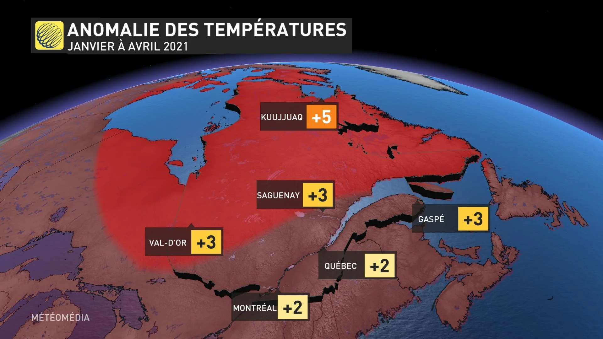 températures au Québec