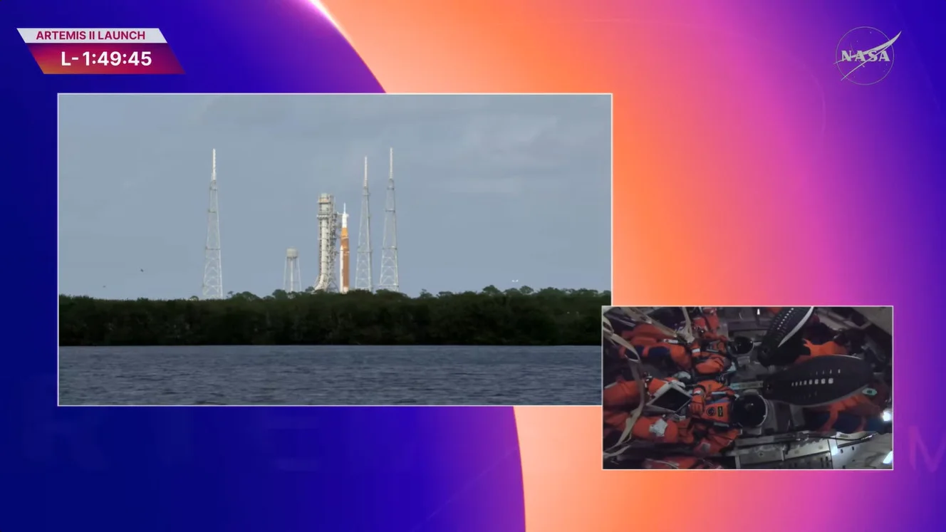 Artemis 2 Livestream at LC39B L-149 - NASA TV