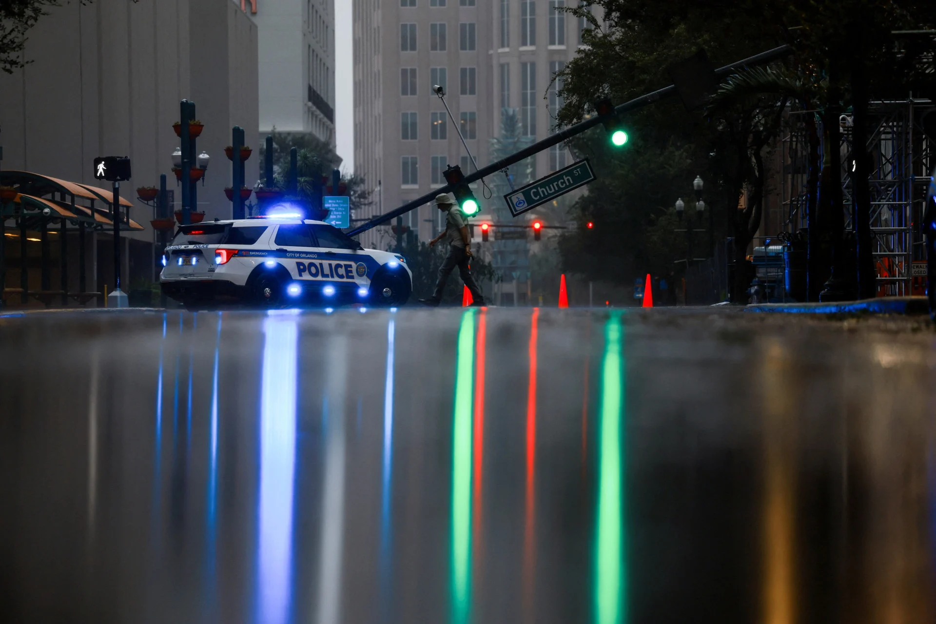 EN IMAGES : une nuit sous haute tension en Floride