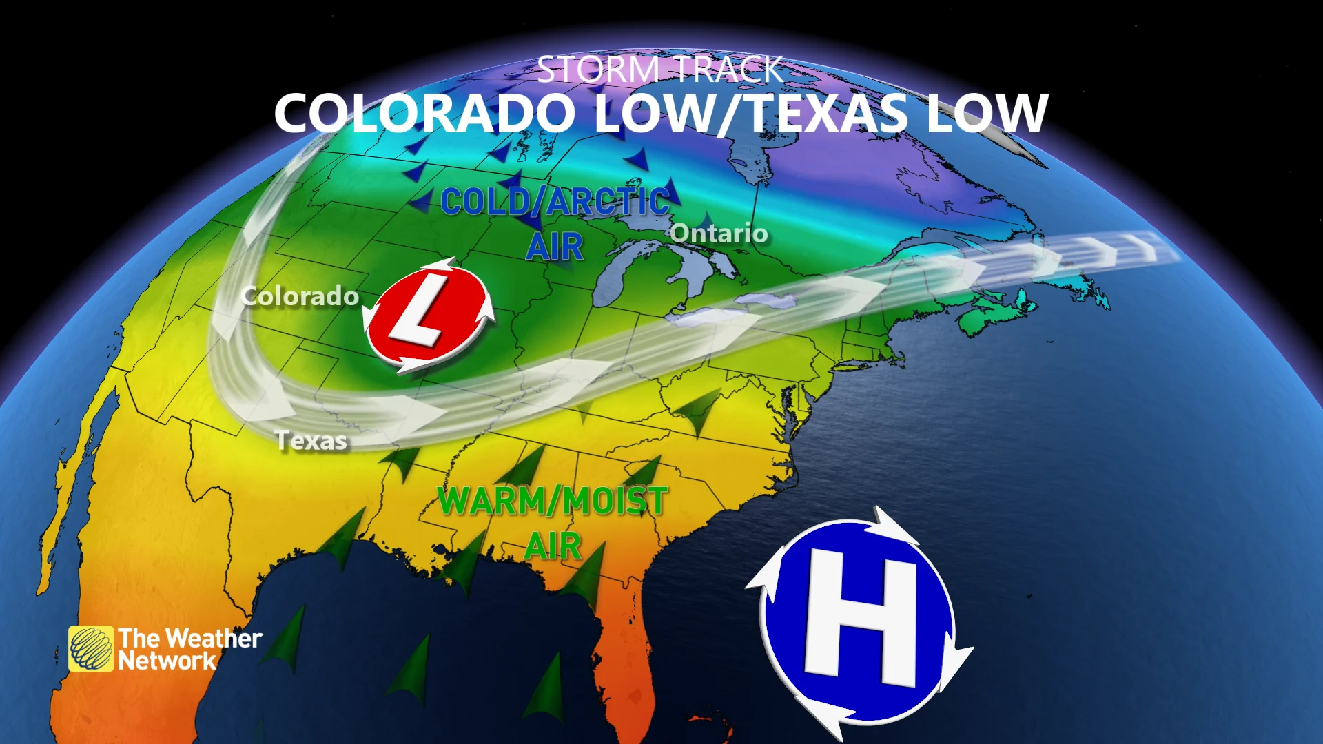 Eastern Canada Storm Track