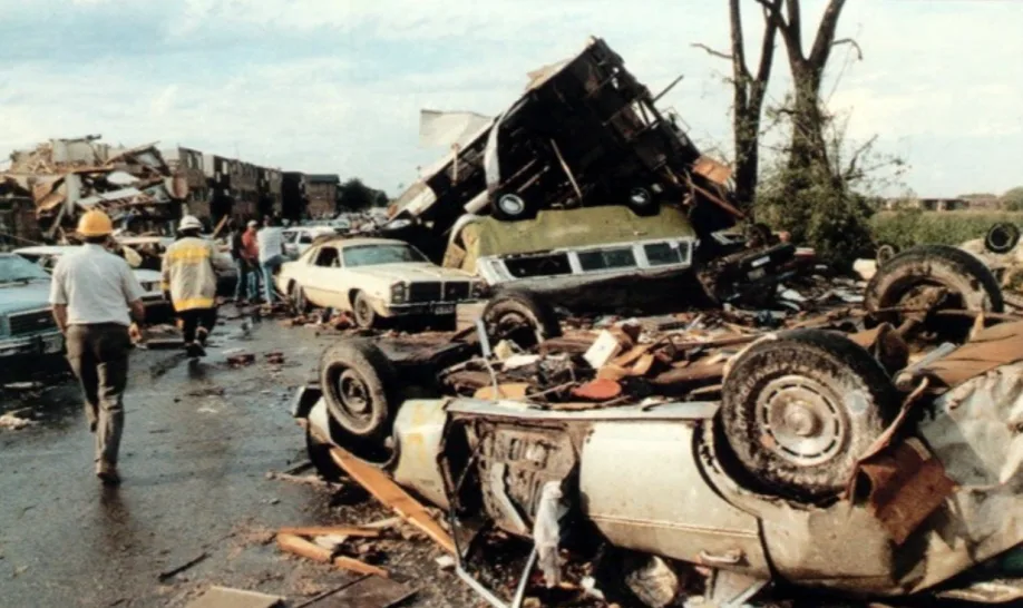 The 1990 Plainfield tornado is the only F5 twister to hit the U.S. in August