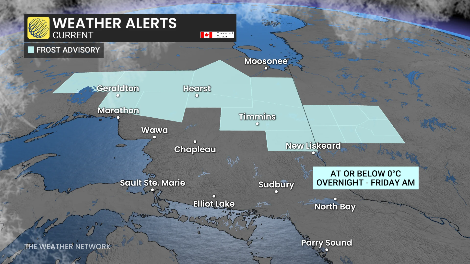 Ontario frost advisory June 12 2025