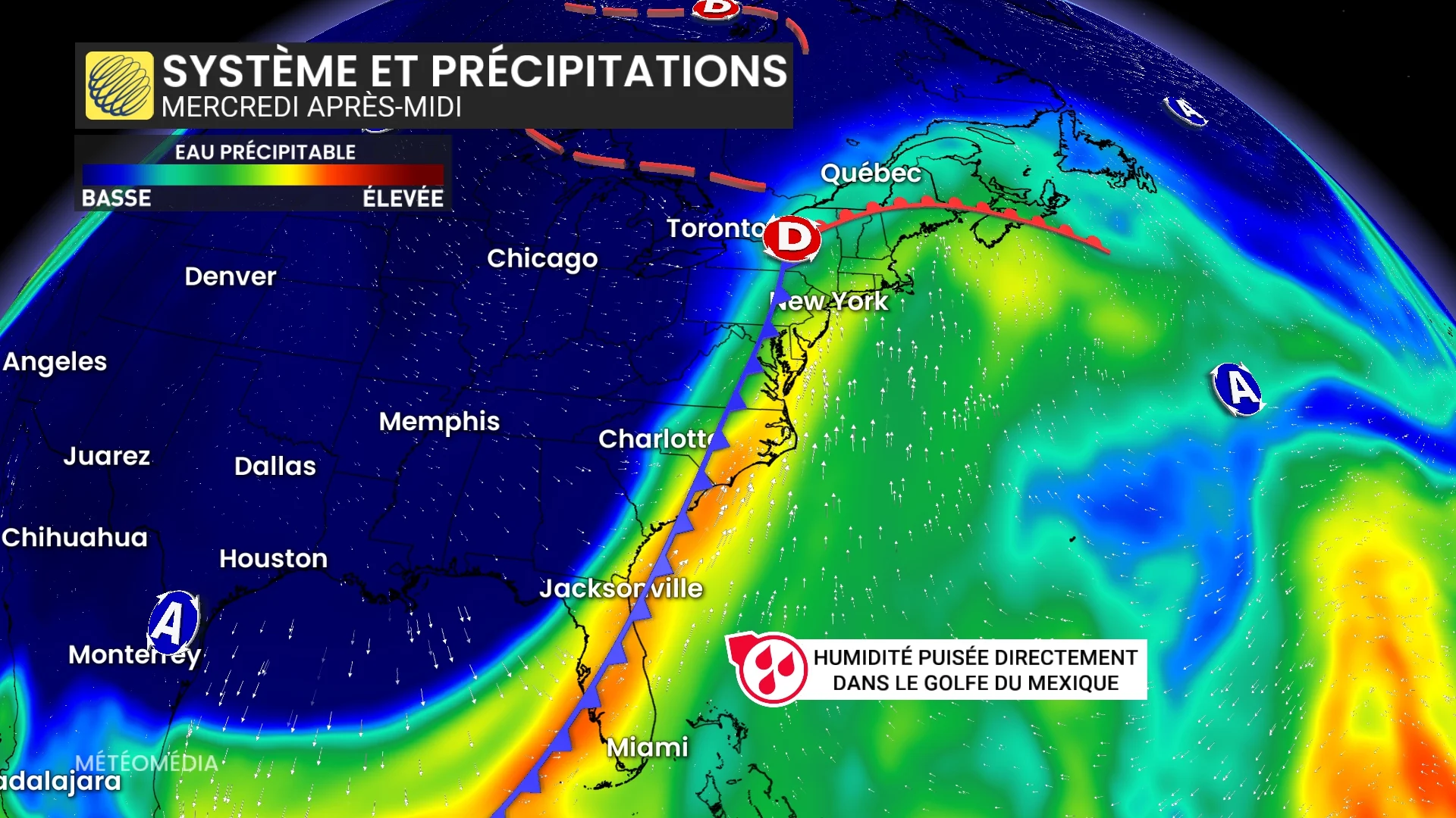 3000 KM RIVIÈRE ATMOSPHÉRIQUE