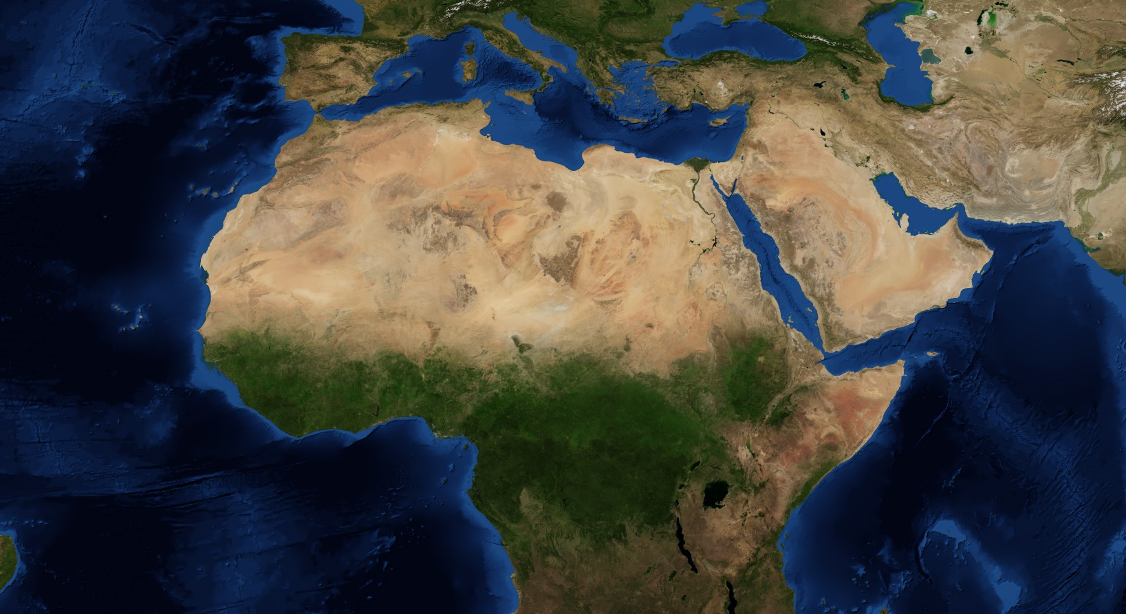 (NASA) Africa Satellite Image