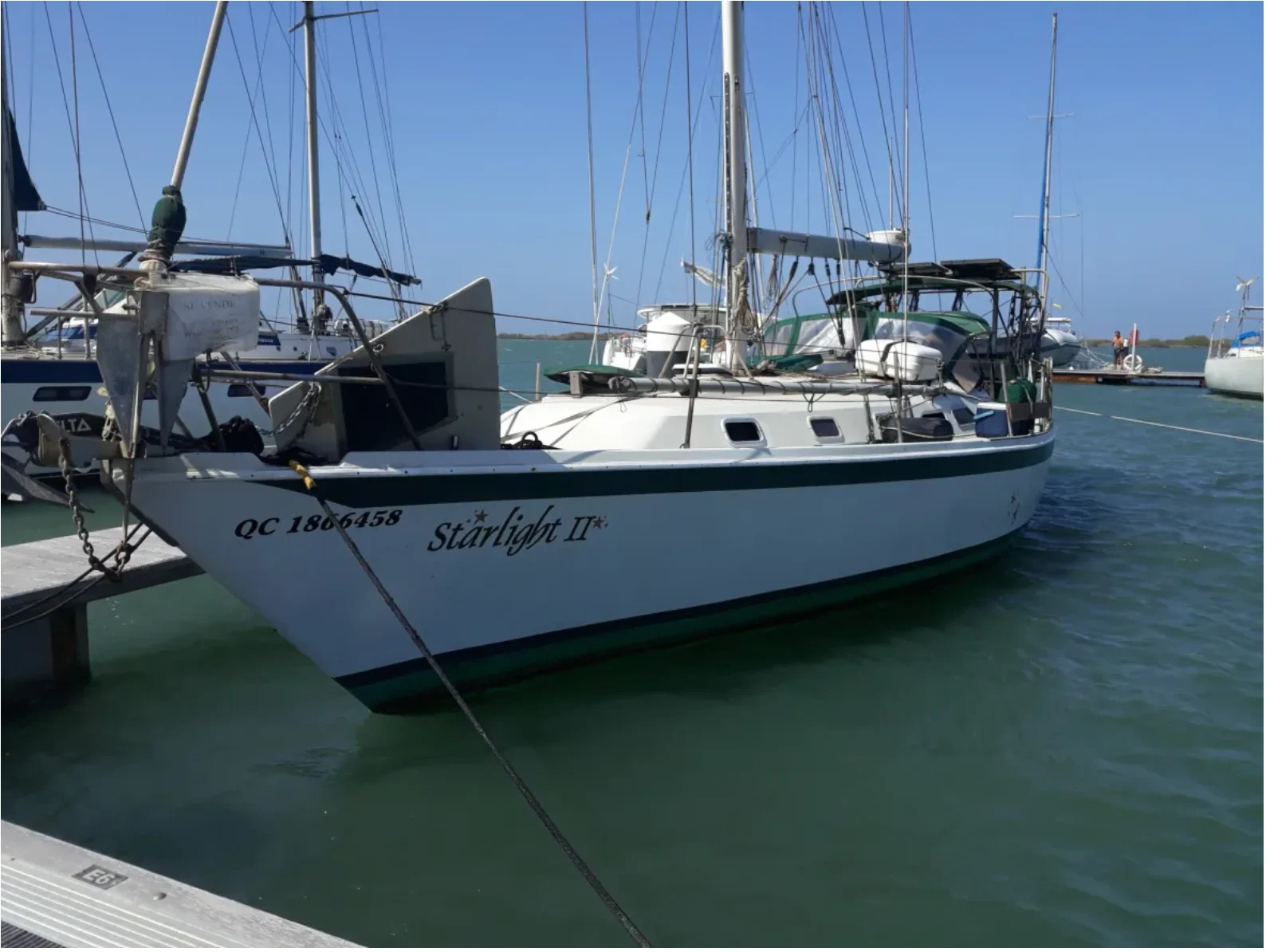 CBC: Cavers flew to Colombia in November 2021 to pick up the Starlight, a sailboat he purchased sight unseen. (Don Cavers)