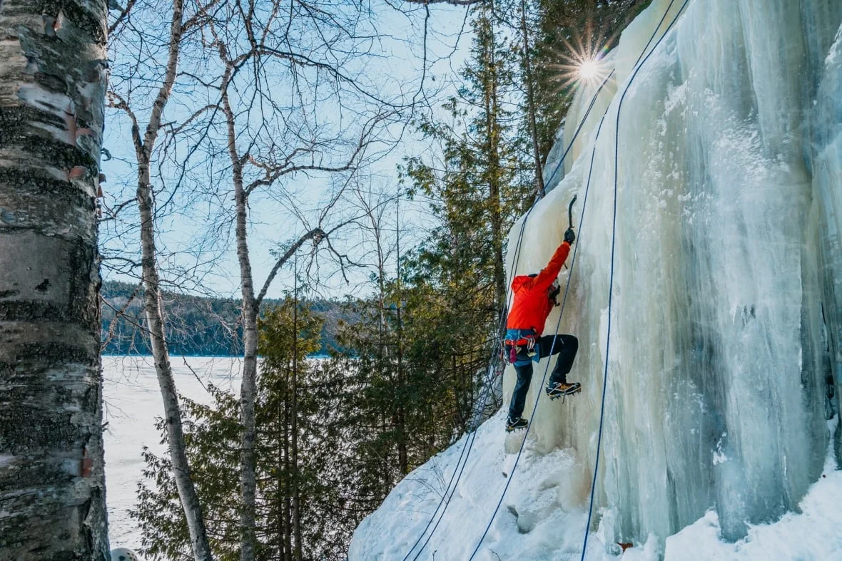 Slippery slopes draw ice climbers to Ontario town