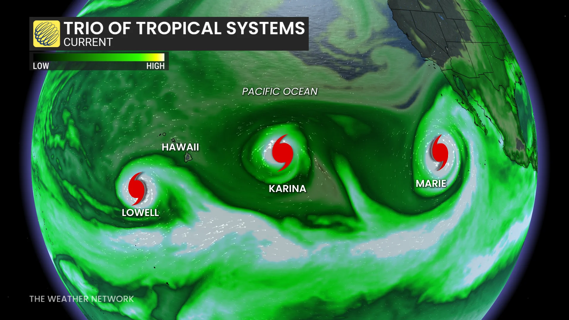 Trio of Tropical Systems September 3 2026