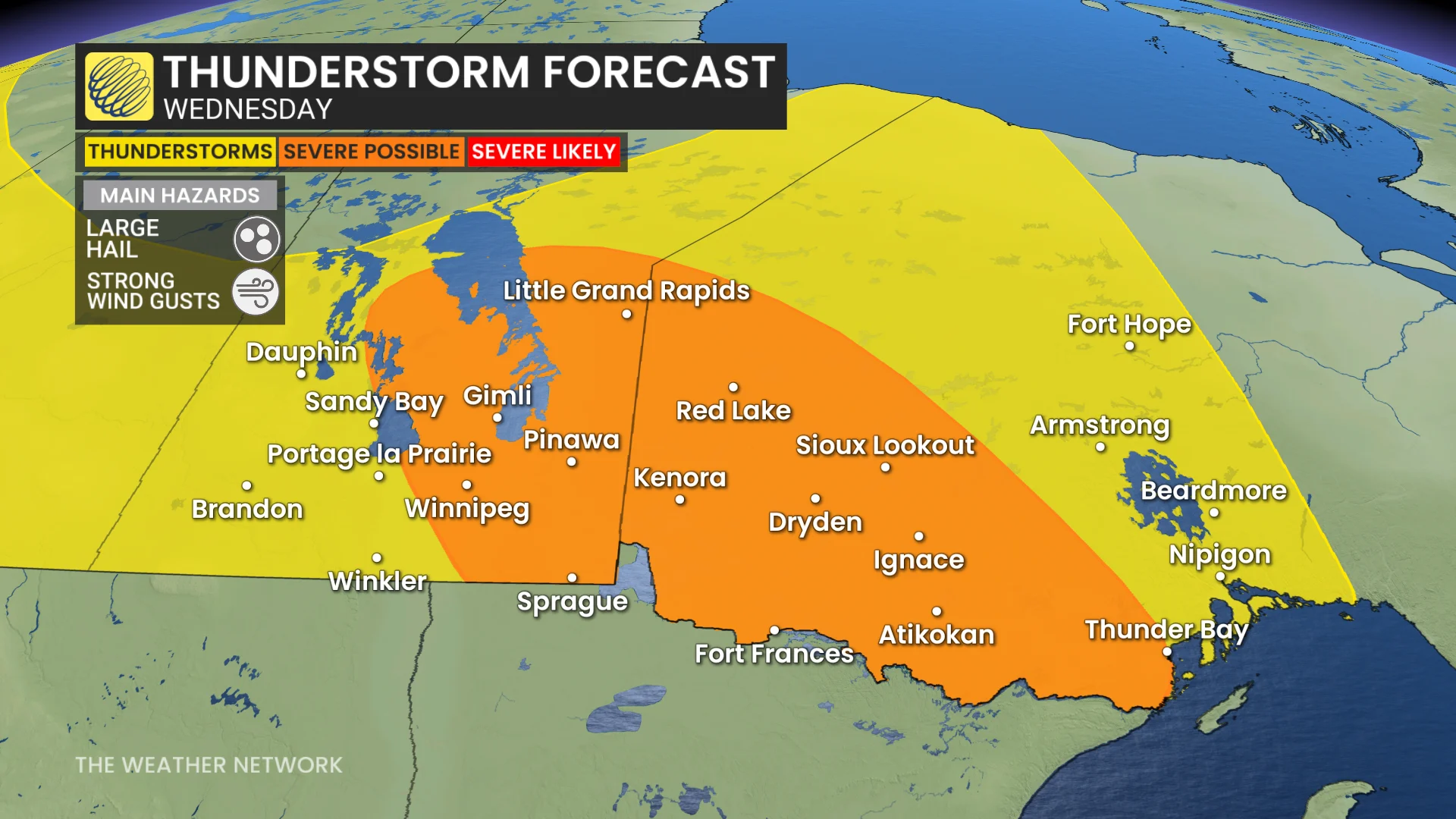 Baron - Prairie storm risk Wednesday - June 9