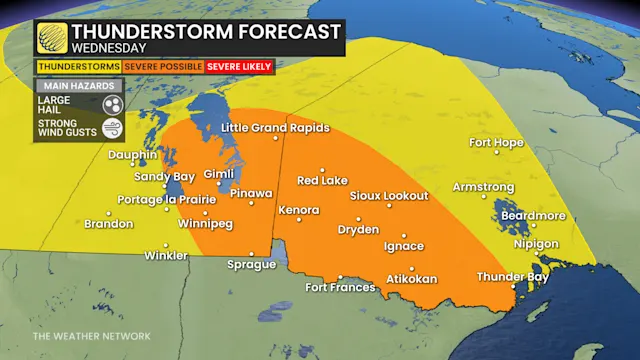 Tuesday outlook: Renewed tornado risk over Saskatchewan, Manitoba - The ...