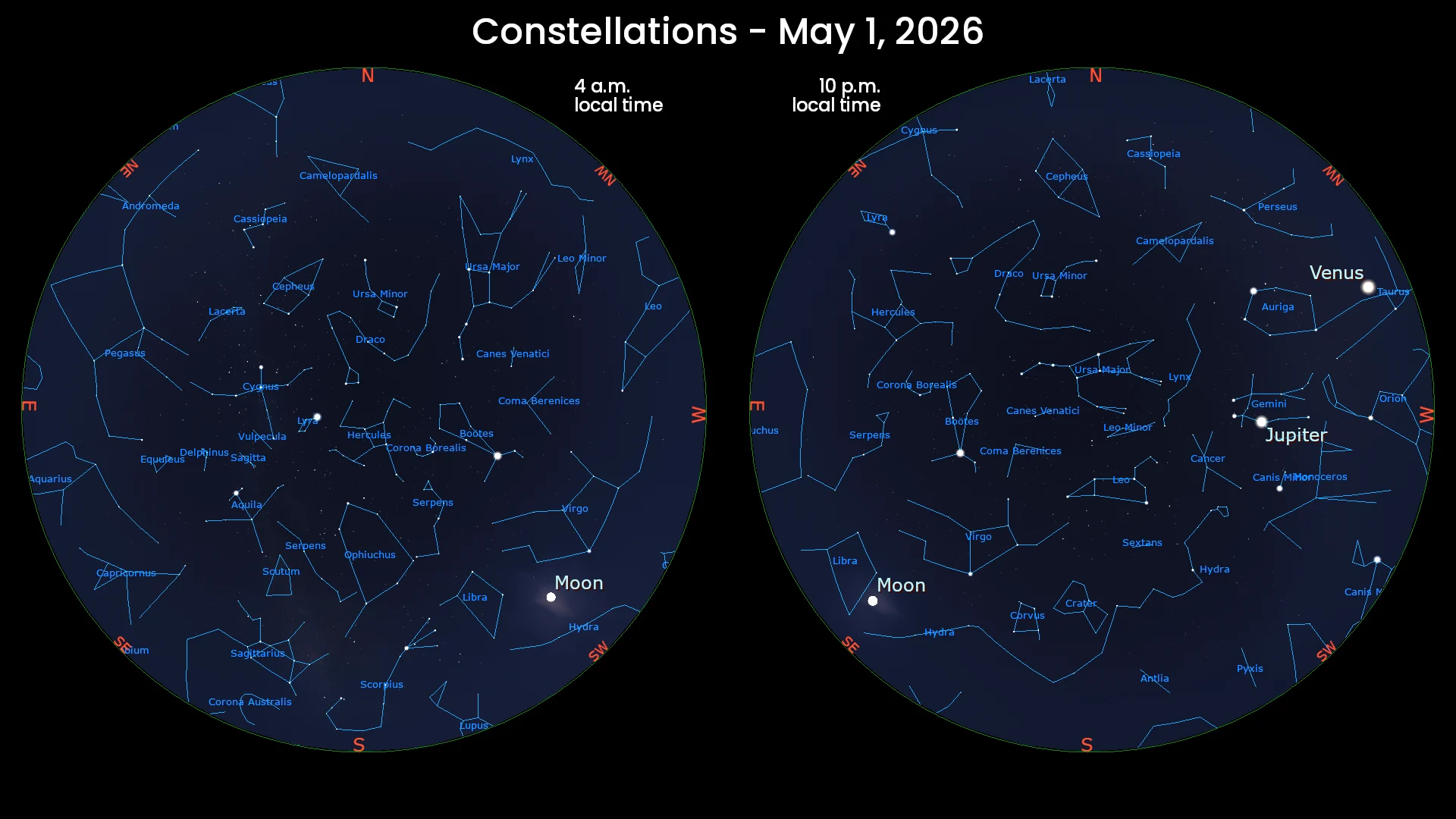 May 1st 2026 - Constellations - allsky view