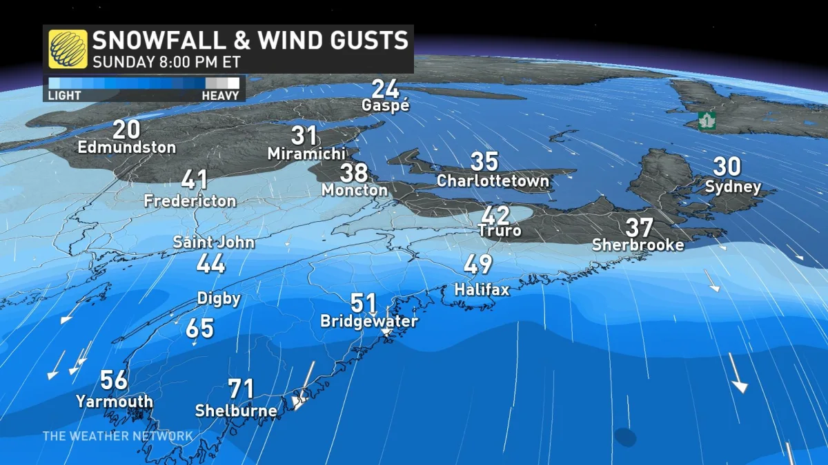 Quick like a flurry Winter storm begins moving out of southern