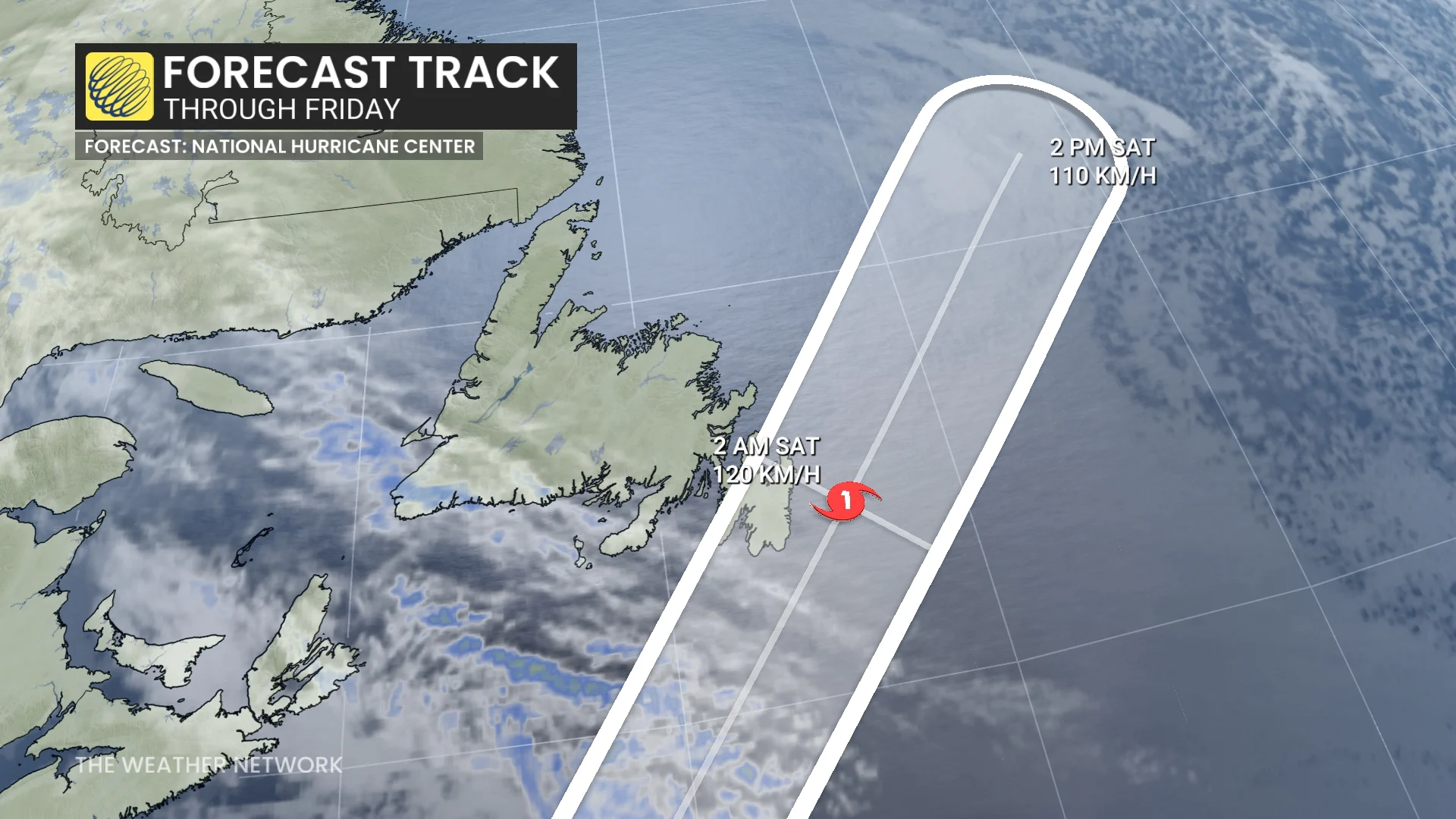 Baron - Melissa forecast track - Oct 30