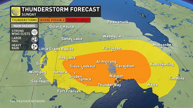 Rare mid-fall severe storm threat builds in Ontario on Sunday - The ...