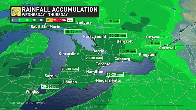 Severe storm threat creeps into southern Ontario with next bout of rain ...