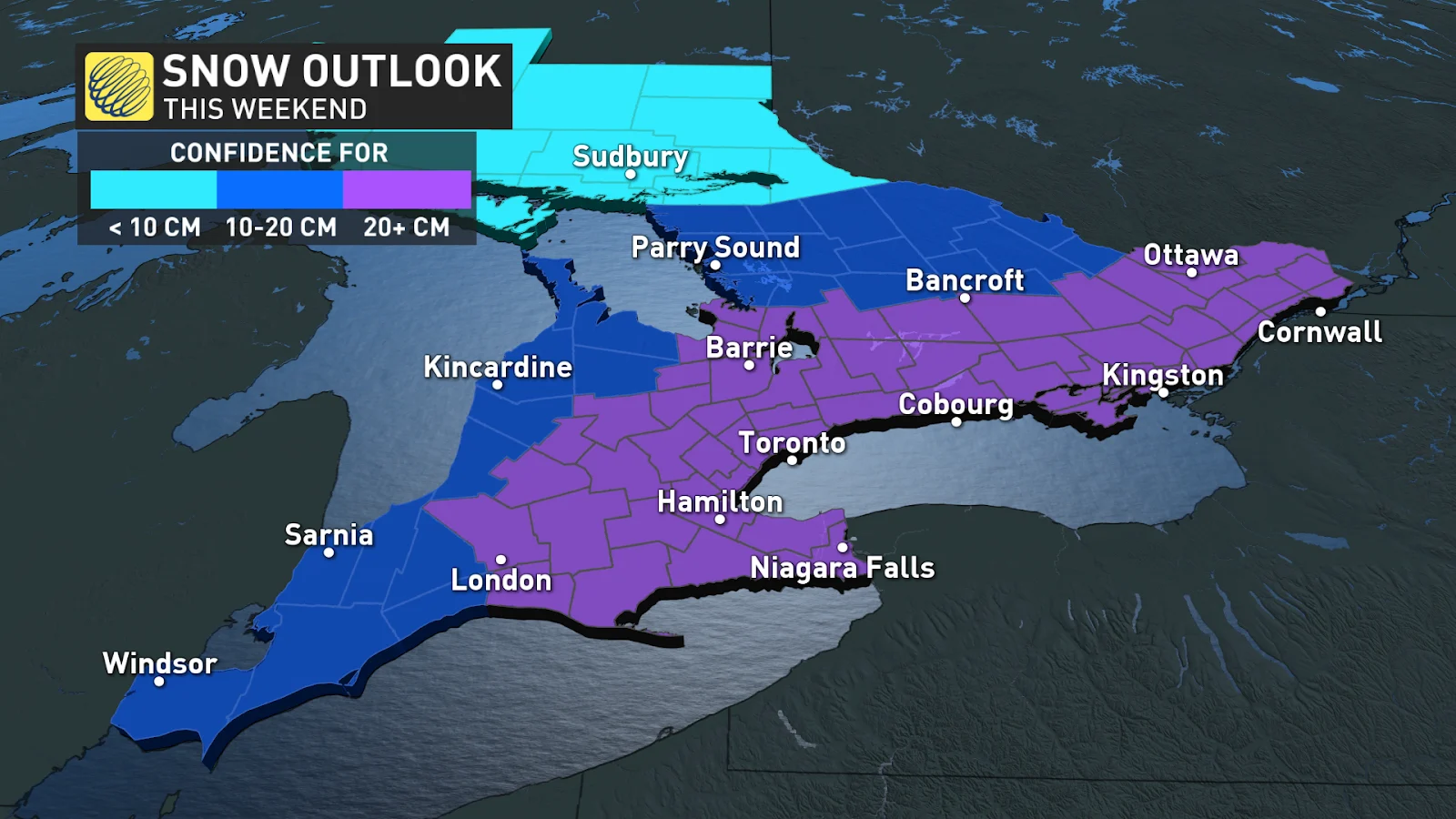 Colorado low Ontario snow outlook