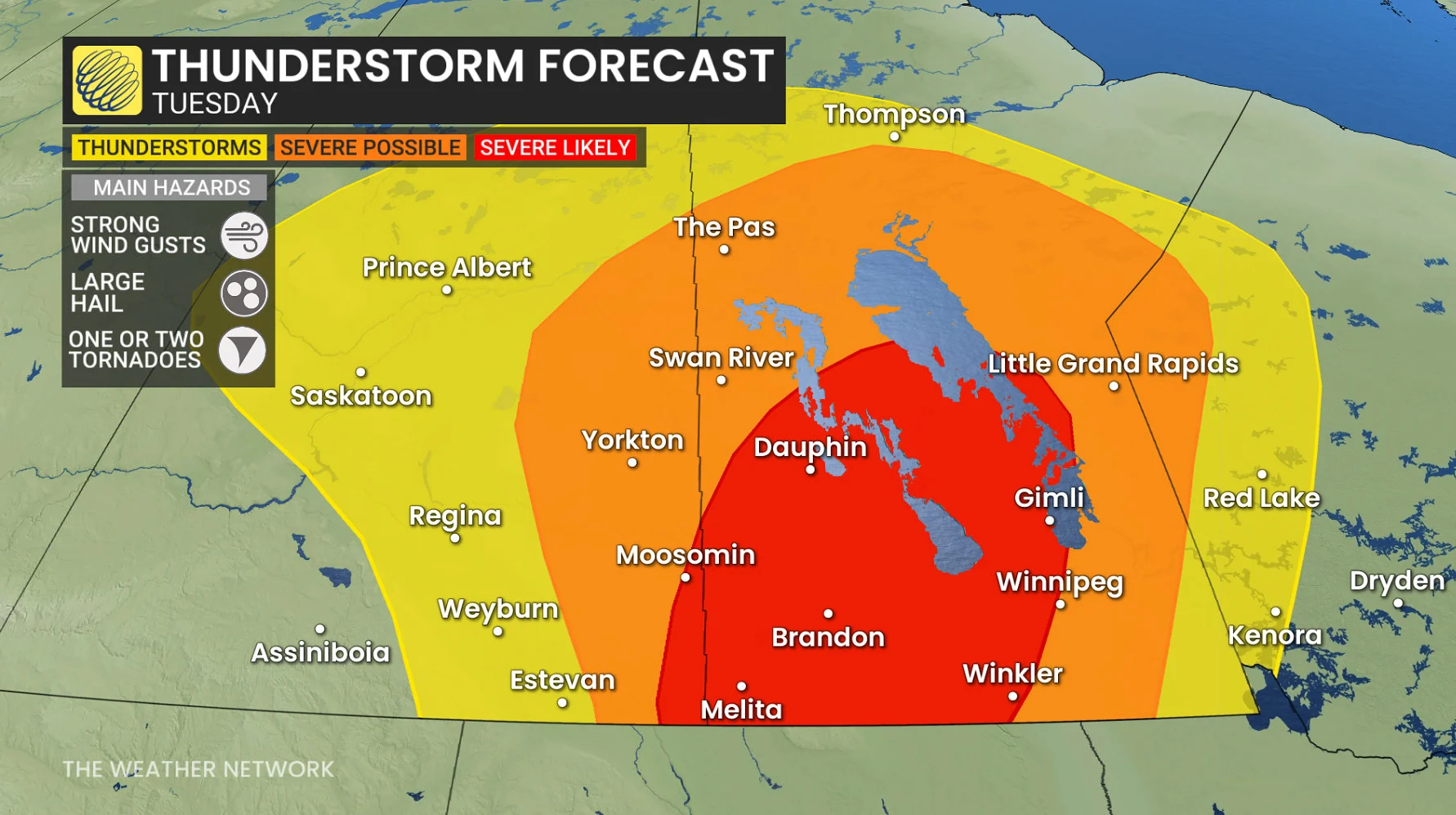 Baron - Prairie severe storm risk - June 2