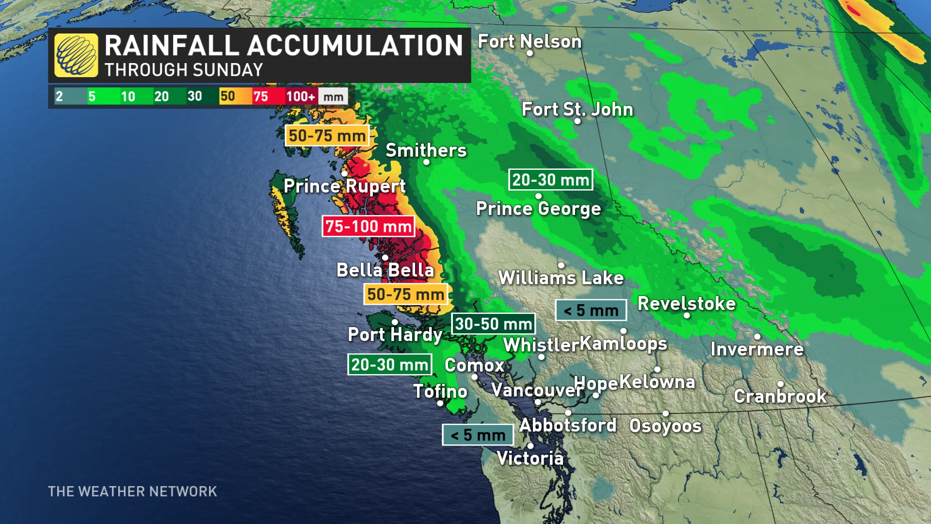 Baron - BC rain accumulations - Sept20