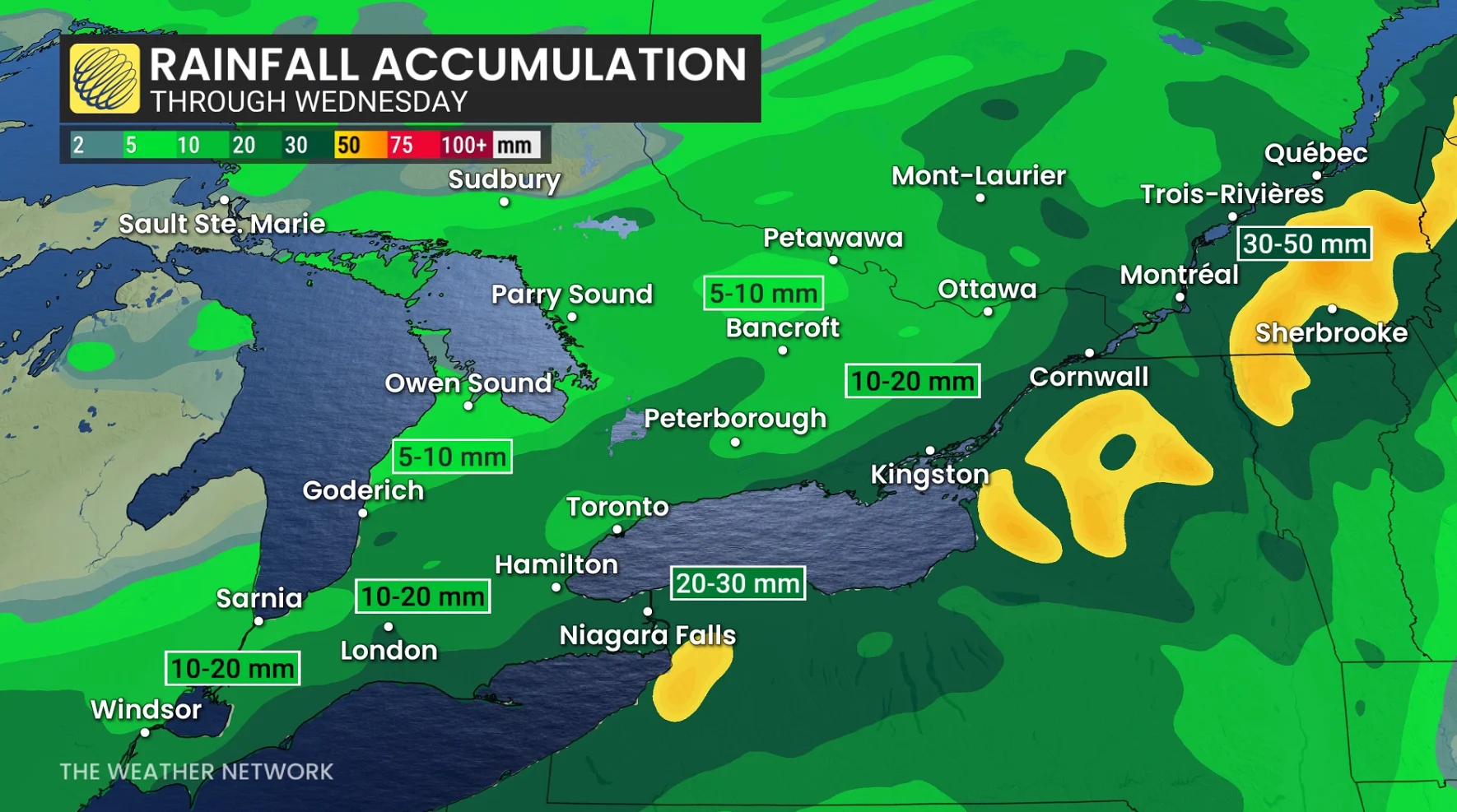Thunderstorm, Quebec, Ontario, Canada, Rain, Wind, May 04, 2026. (The Weather Network/Kelly Sonnenburg)