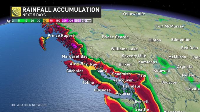 The Weather Network B C Only A Six Hour Break In The Storm
