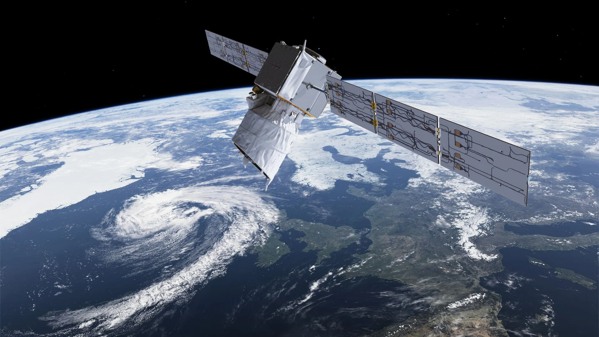 Aeolus Satellite Measuring cyclones pillars ESA