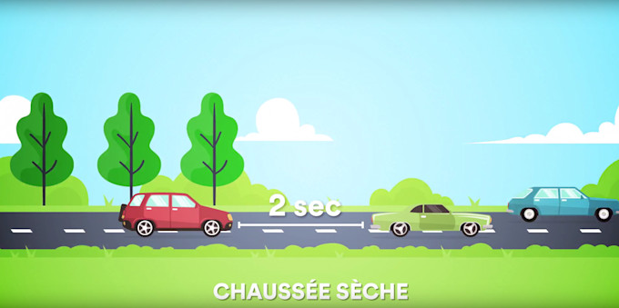 Meteomedia A Quelle Distance Suivre Le Vehicule Precedent Lors D Intemperies