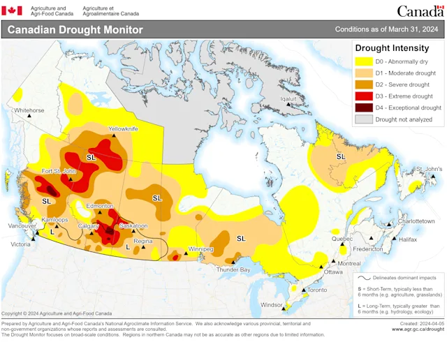 Alberta outlines the drought conditions that would lead to state of ...