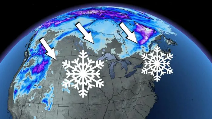 La neige devient une réalité partout