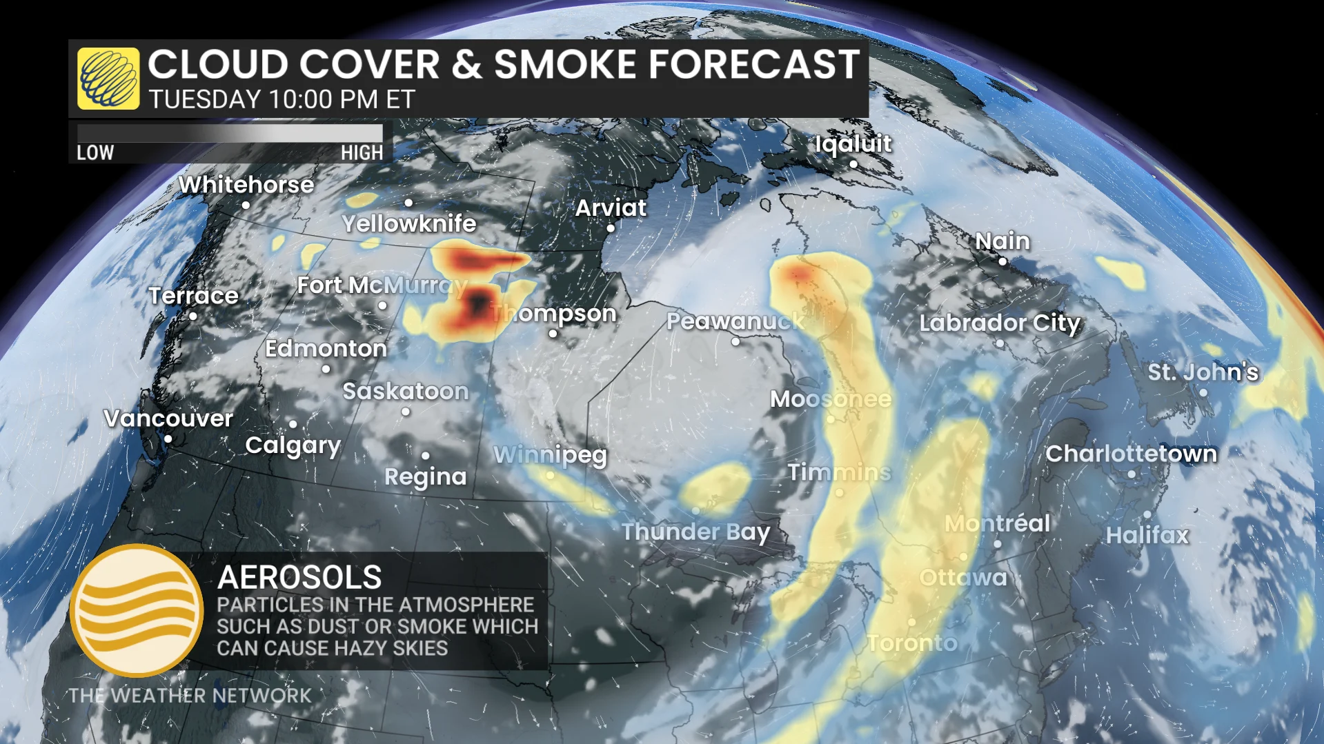 Perseids-Cloud-Smoke-Map-10pm-Tues-2025