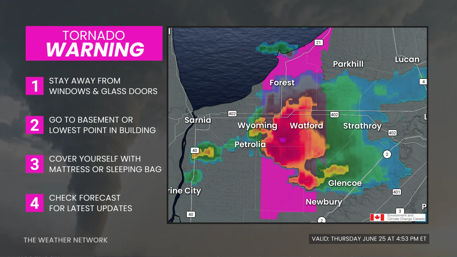 TORWARN 3 Ontario June 25 2026