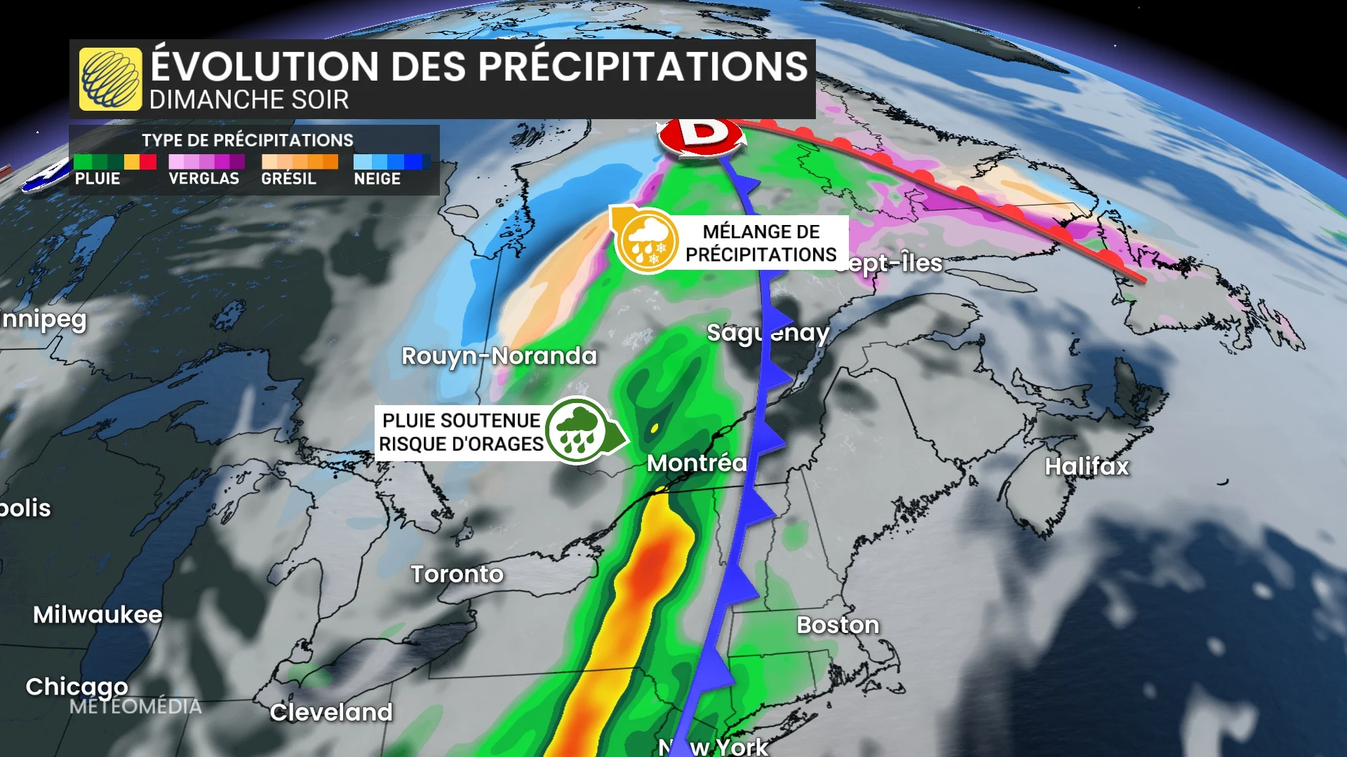 PLUIE ÉVOLUTION