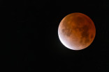 Photos: Partial lunar eclipse brightens up the sky