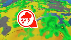 Risque d'orages violents: le portrait évolue mardi. Détails ici.