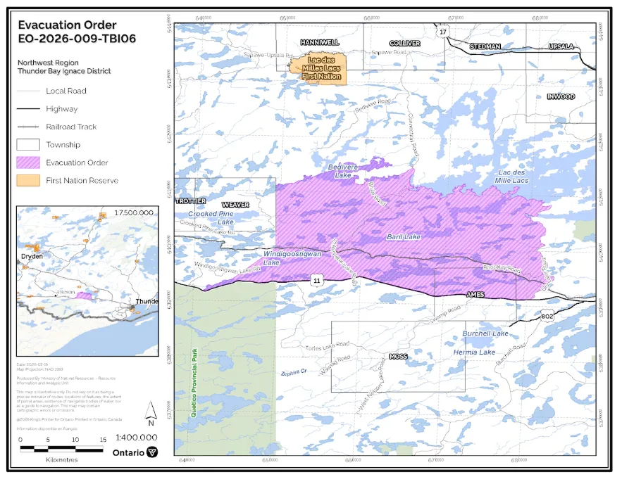 CBC - Northern Ontario evacuation - July 17