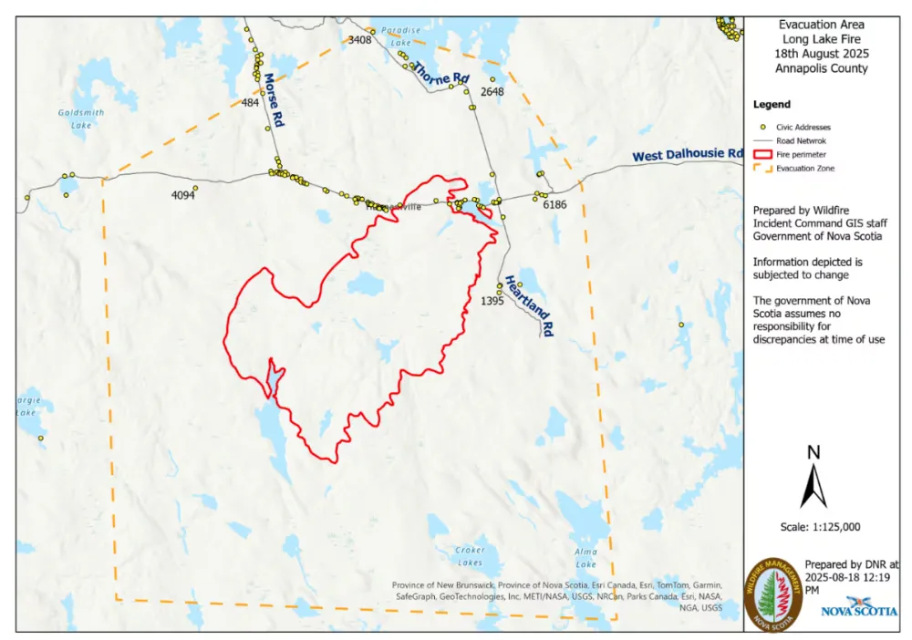 Long Lake fire evacuations - Province of Nova Scotia