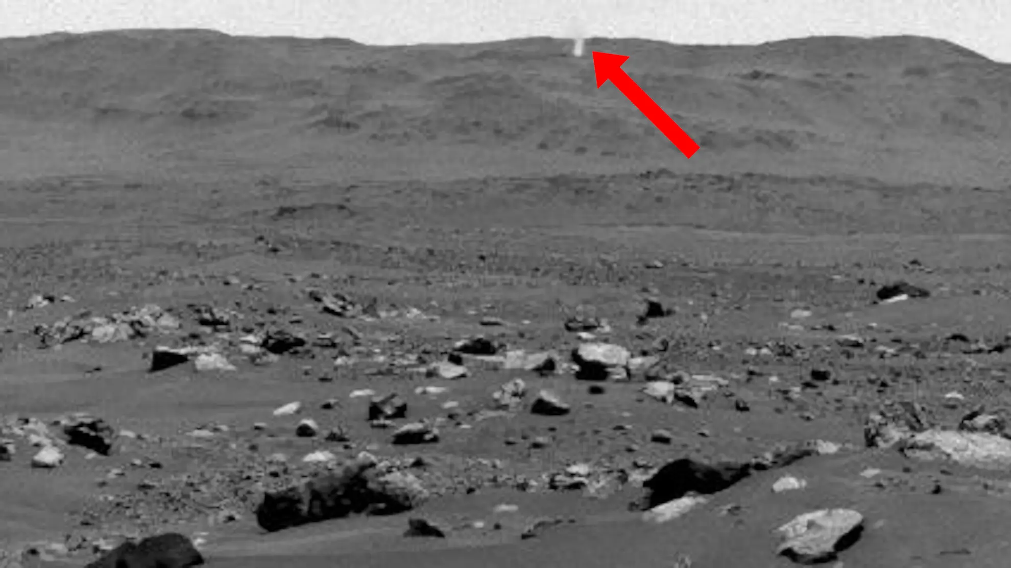 Perseverance spotted an immense 2 kilometre-high dust devil on Mars