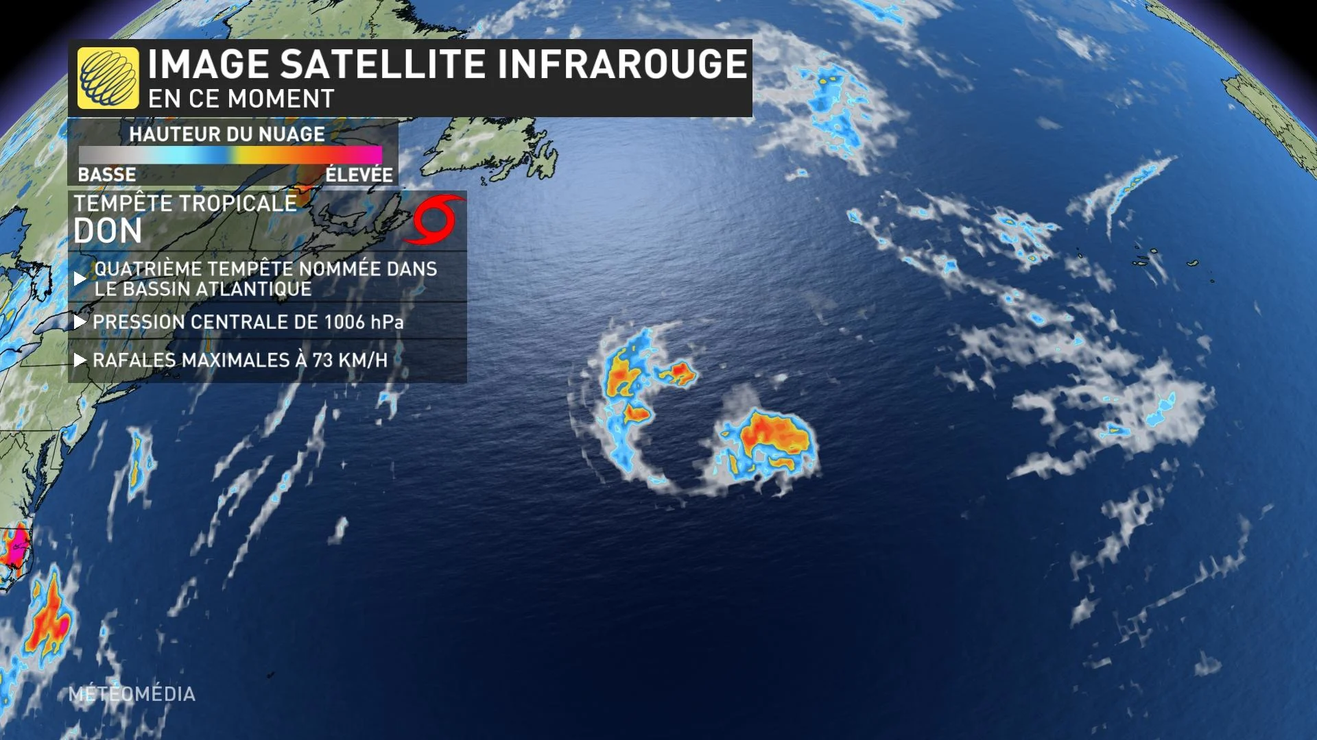 Don - Image satellite infrarouge