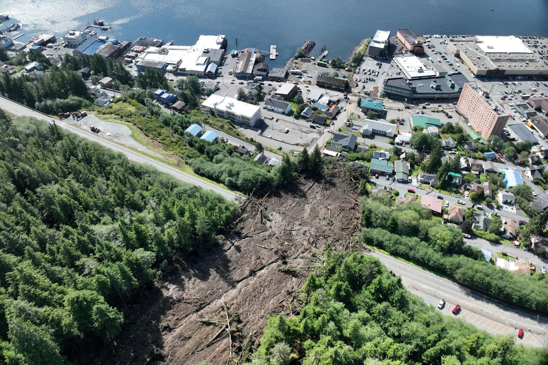 Deadly Alaska landslide displaces dozens of families in scenic