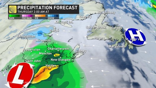 UPDATE: Wet and windy weather for N.B.