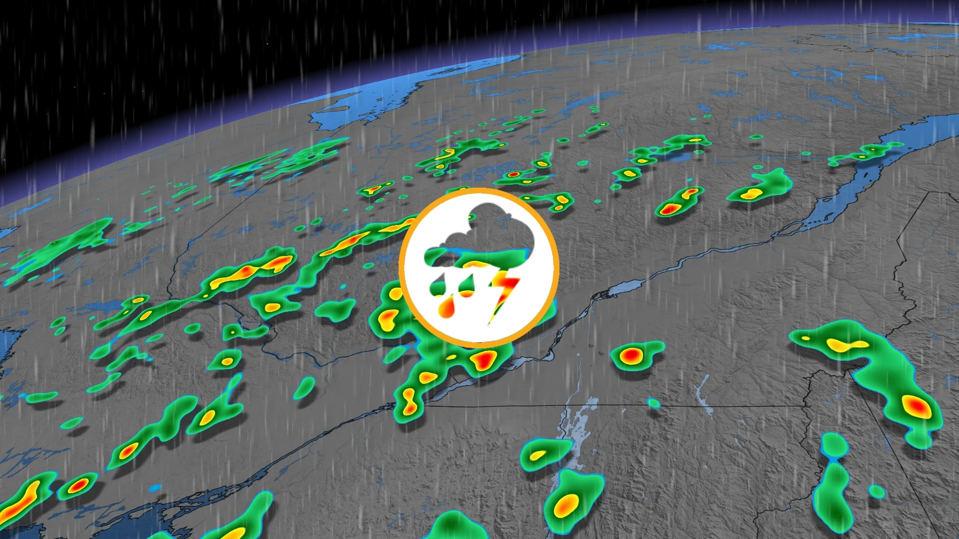 Risque d'orages : ça se poursuit lundi