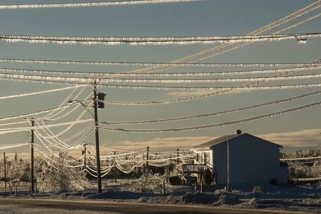 CBC: A 2017 ice storm that struck northeastern New Brunswick triggered 200,000 outages, and it took N.B. Power 12 days to get power fully restored. (Submitted by Diane Doiron )