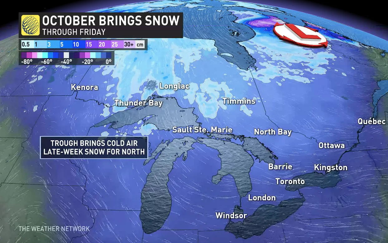 Ontario snow