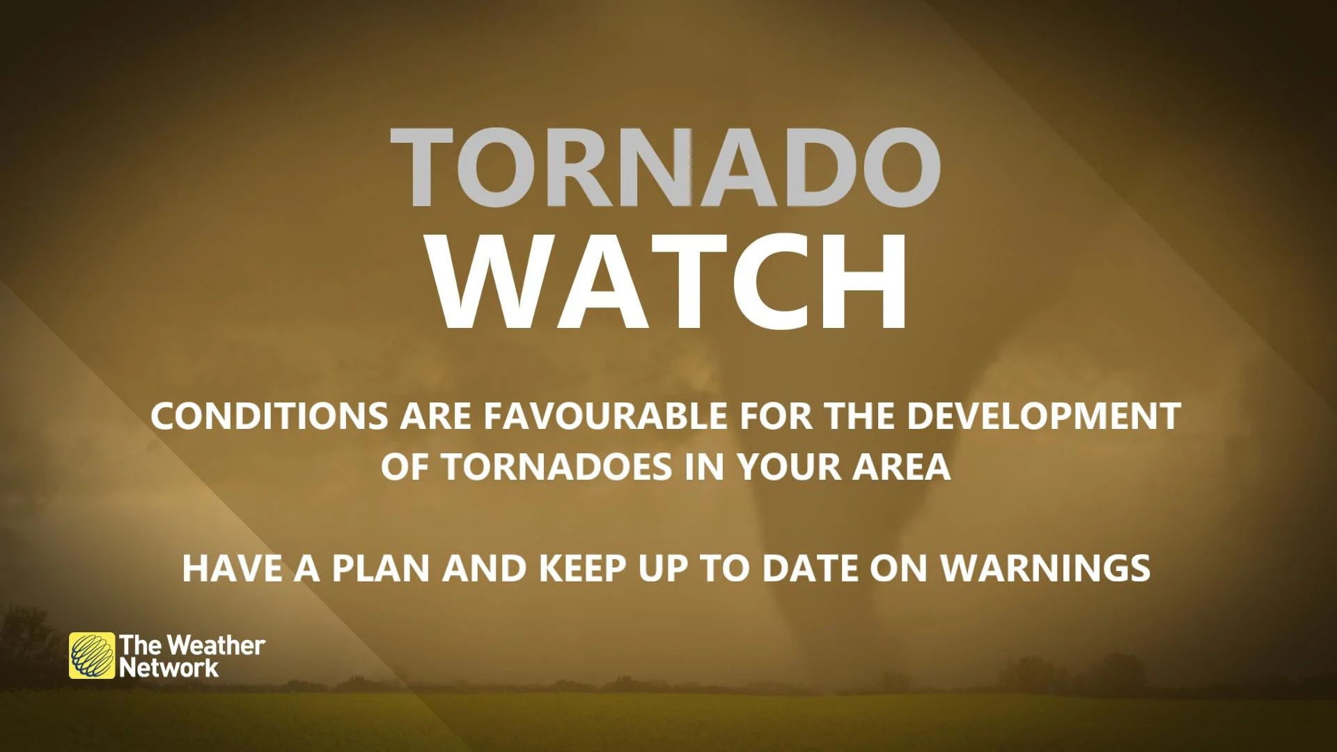 Tornado Watch - What to do