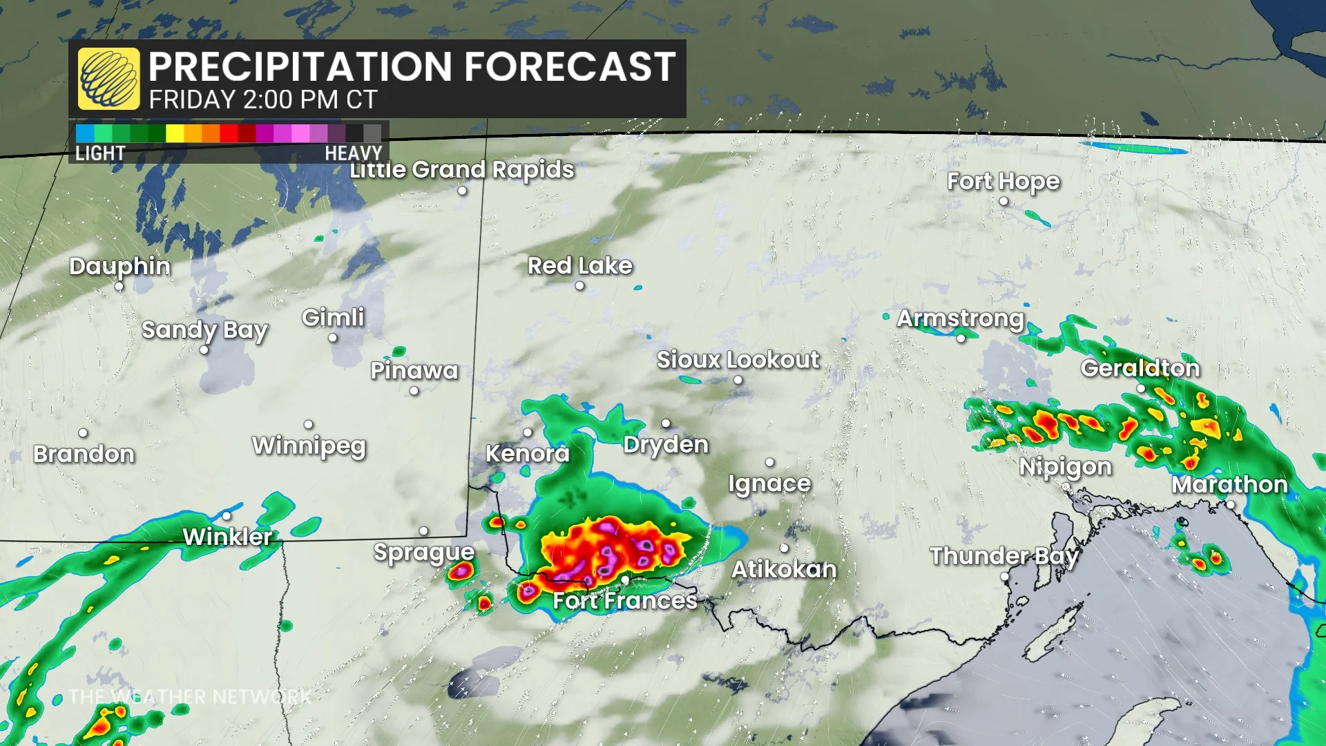 Barron - 0704 MBON Precip Forecast 2PM