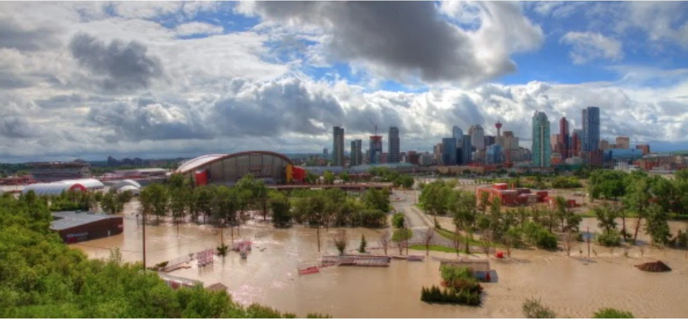 Getty Images: Calgary Stampede flooding. Courtesy:  James Anderson