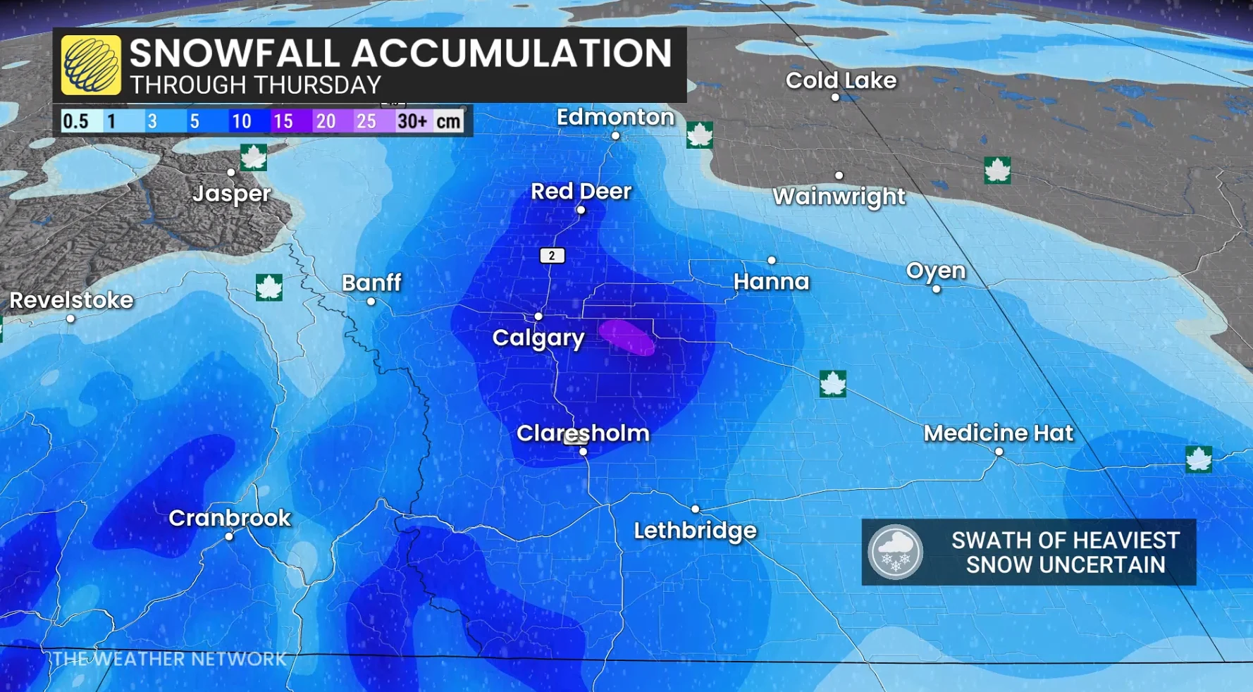 Baron - Alberta snow - April 1