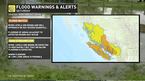 Series Of Atmospheric Rivers Target B.C., Raises Flood And Avalanche ...