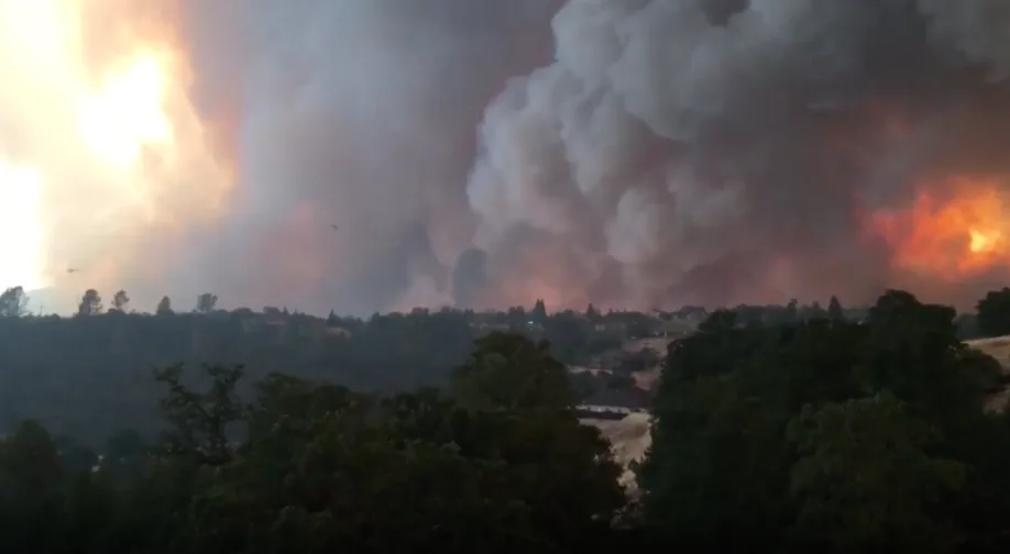 California's 7th worst wildfire destroyed 1,077 homes and spawned a fire tornado