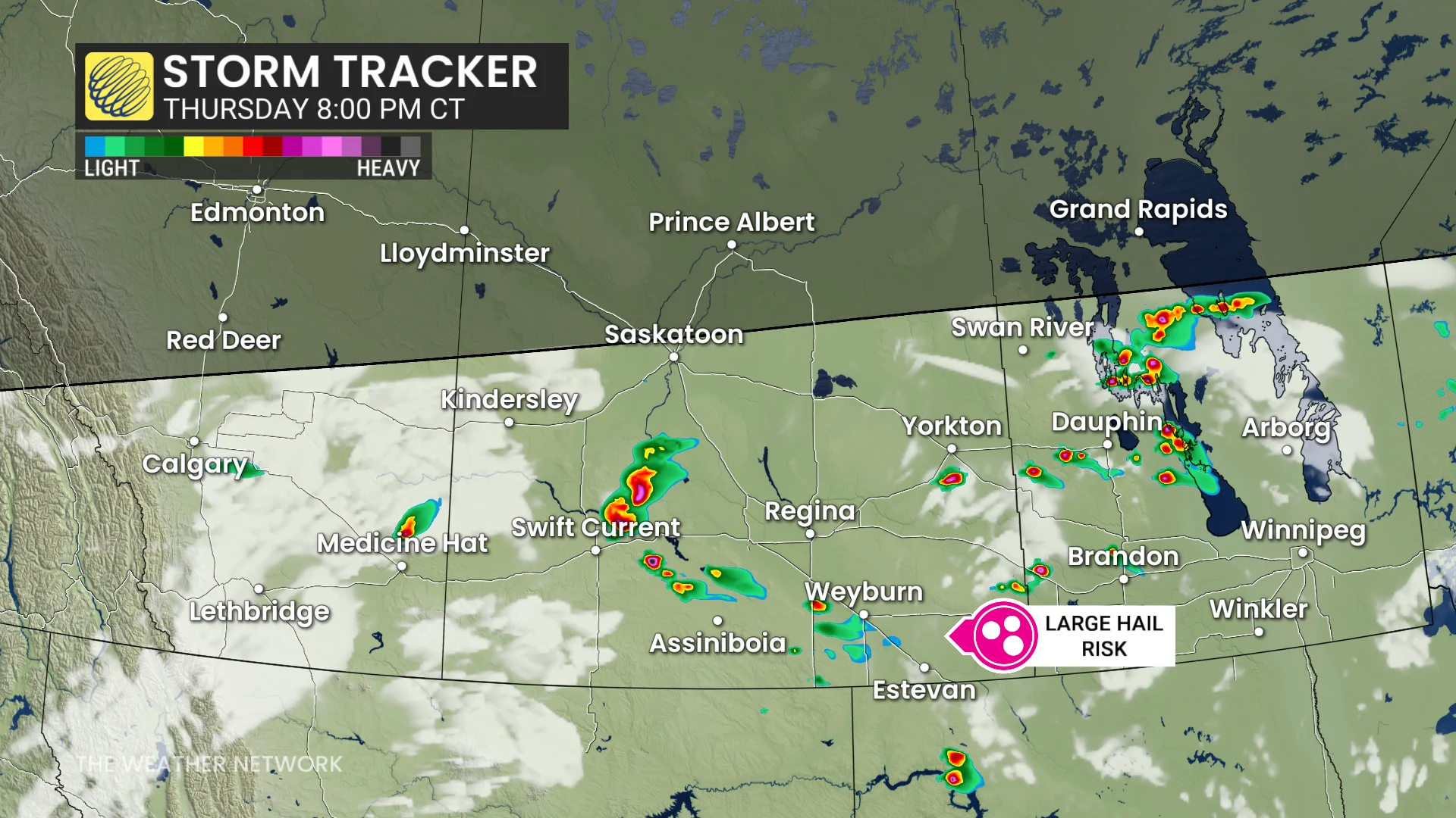 Baron - Prairie storm tracker Thursday 8 pm - July 8
