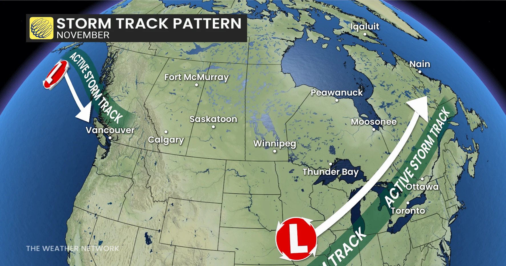Canada Outlook November 2024 Storm Track